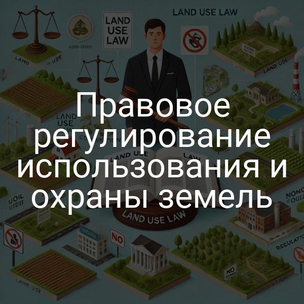 Правовое регулирование использования и охраны земель